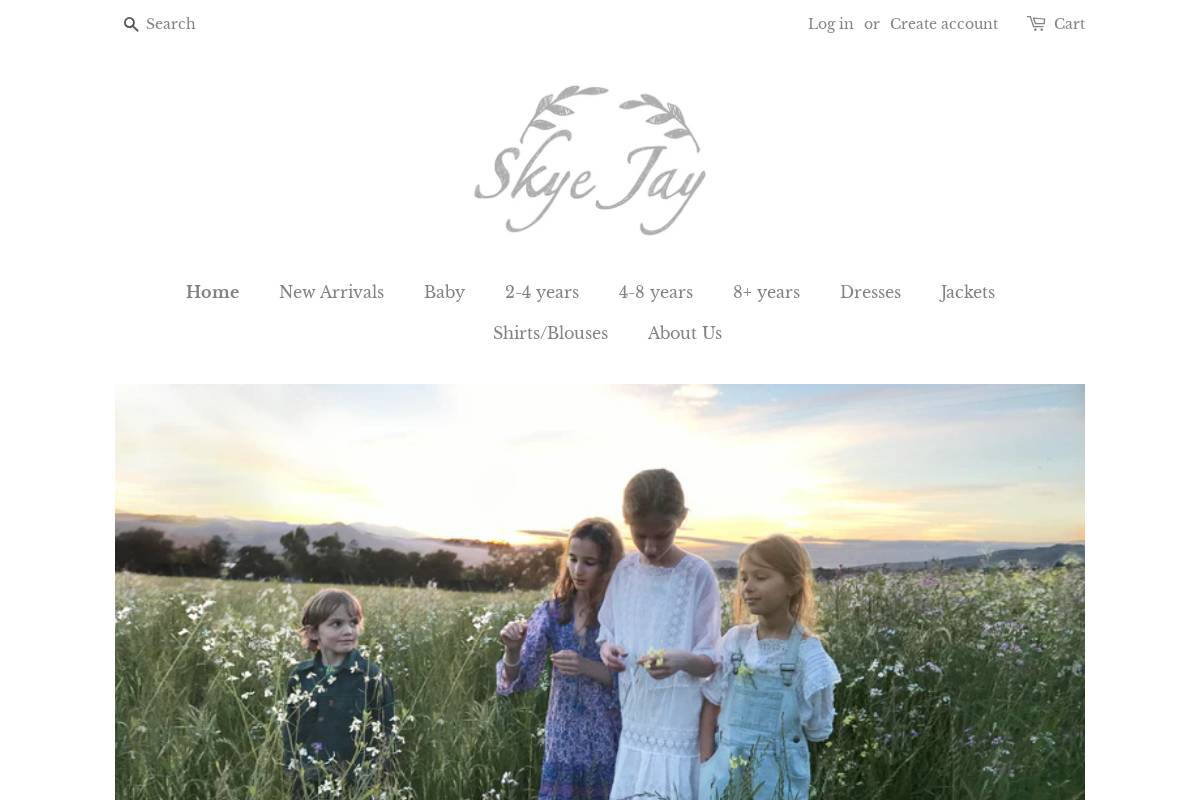 skyejay.com homepage screenshot