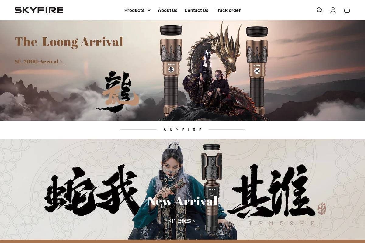 skyfireglobal.com homepage screenshot