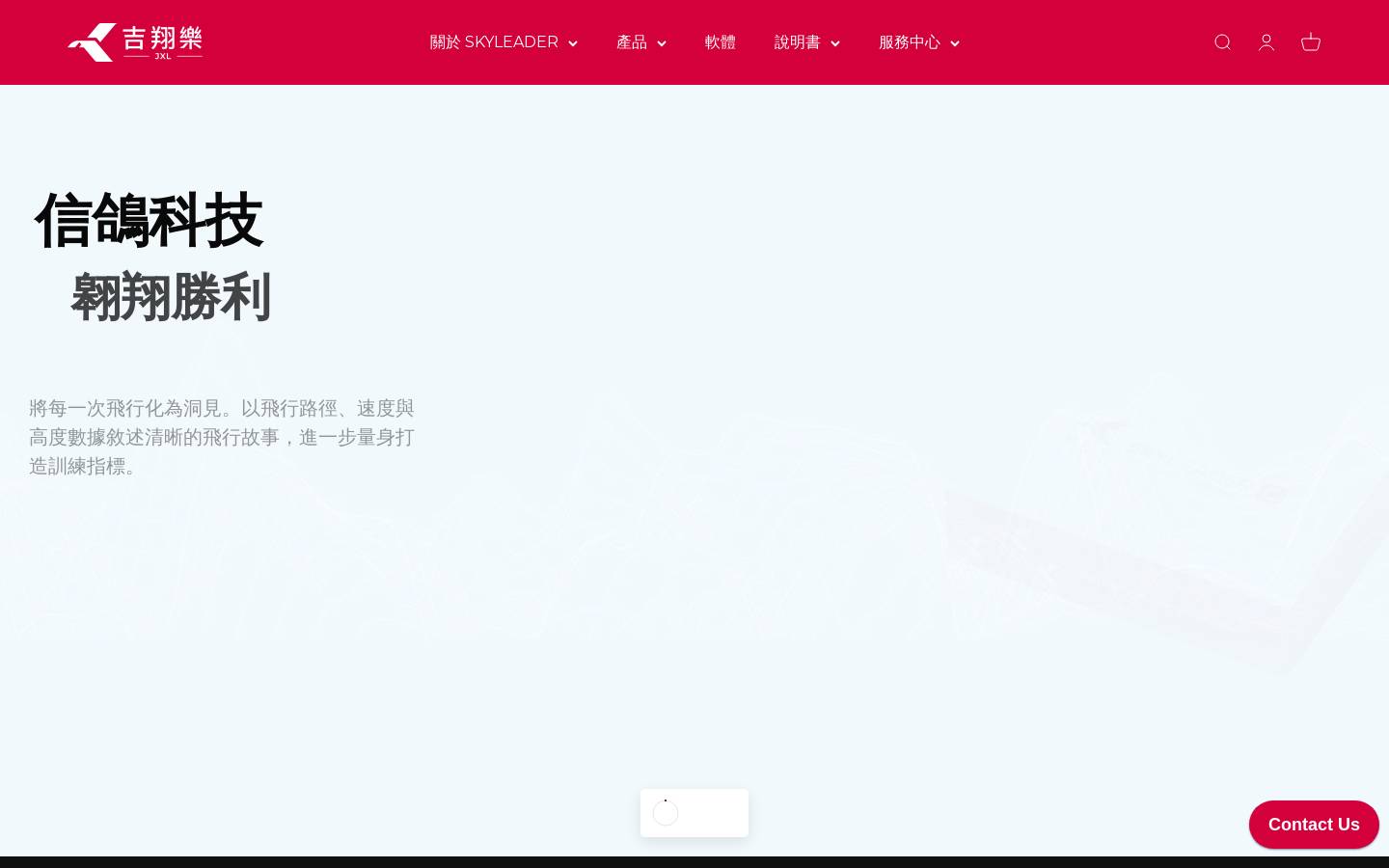 skyleader.tw homepage screenshot