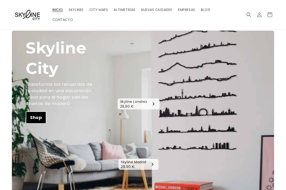 Skylinecity homepage screenshot