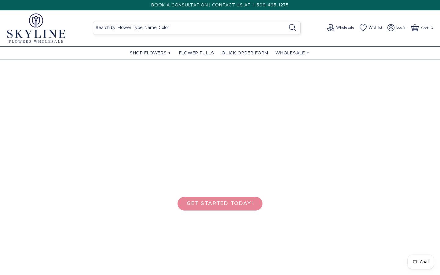 skylineflowers.com homepage screenshot