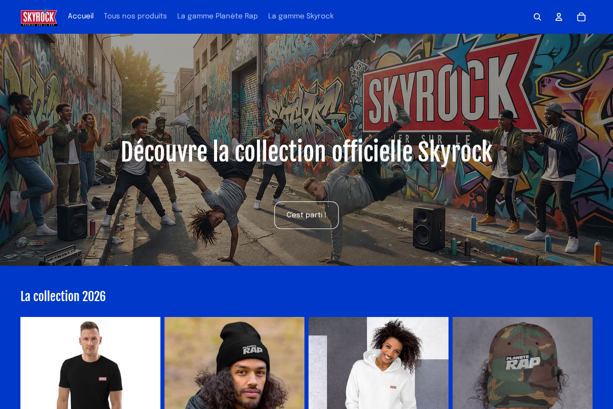 SkyrockShop homepage screenshot