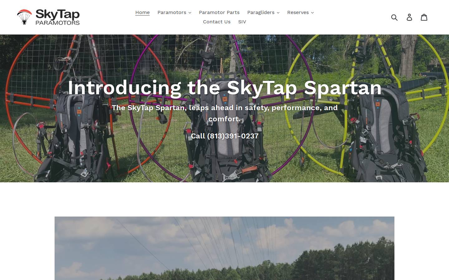 skytapparamotors.com homepage screenshot