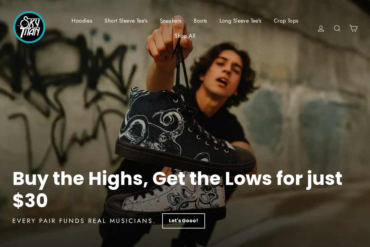 Sky Titan Media homepage screenshot