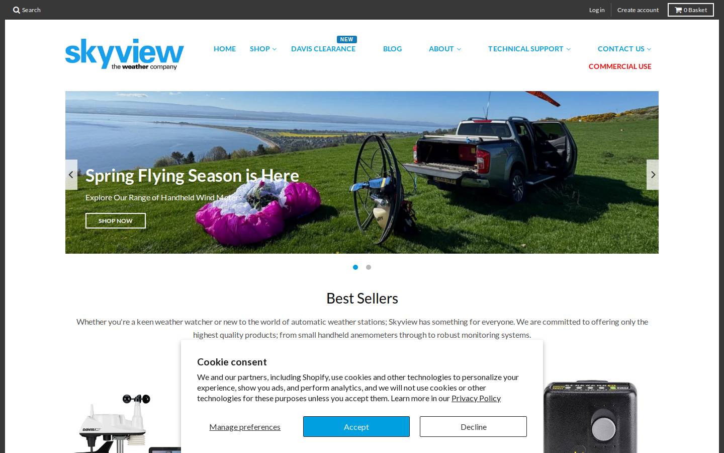 Skyview Systems Ltd homepage screenshot
