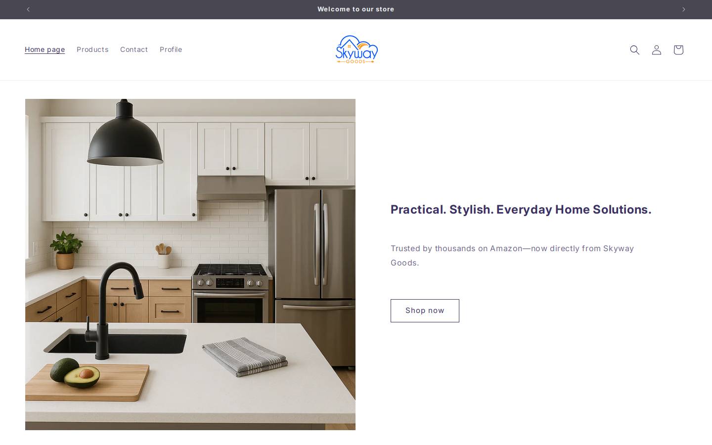 skywaygoods.com homepage screenshot