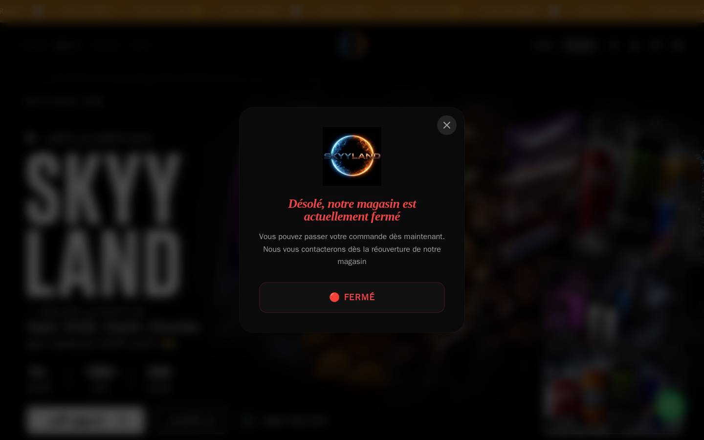 skyyland.com homepage screenshot