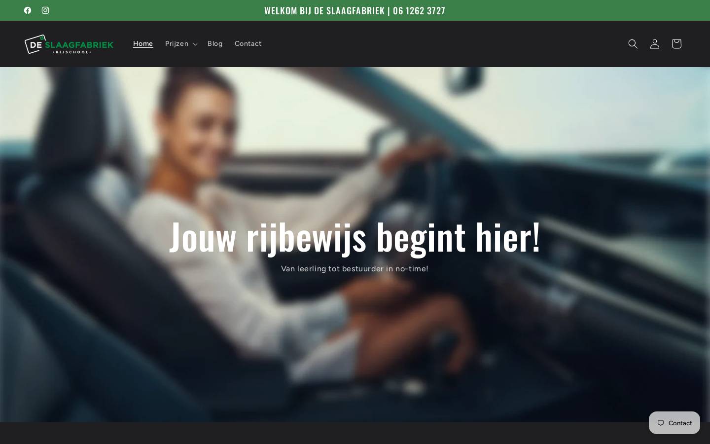 slaagfabriek.nl homepage screenshot