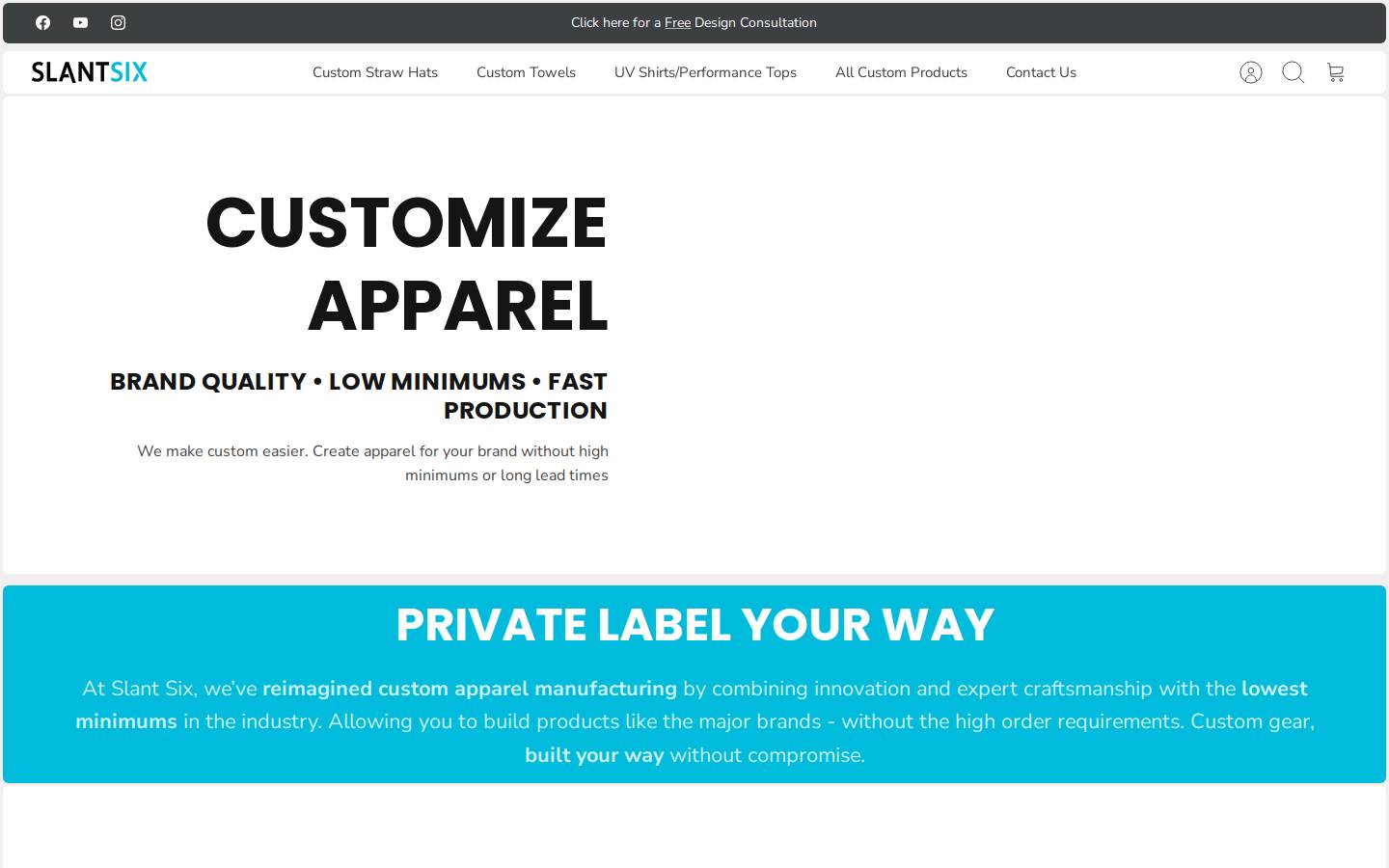 slant-six.com homepage screenshot