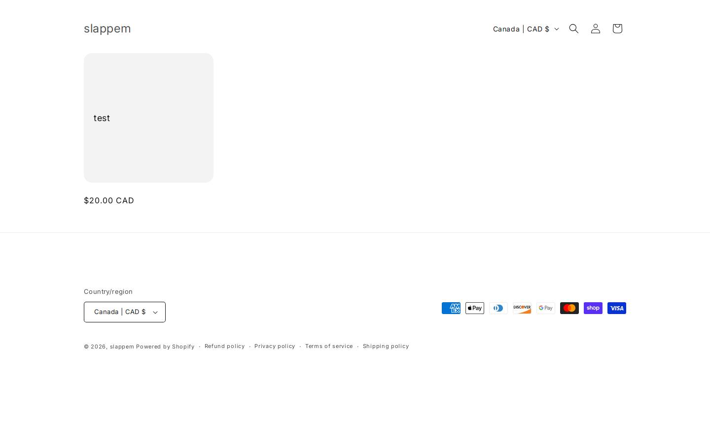 slappem.com homepage screenshot