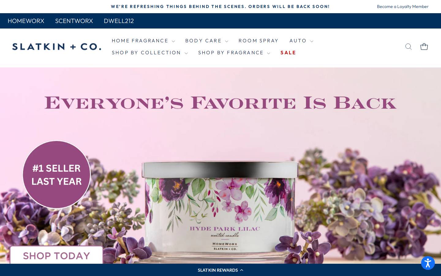 Slatkinandco homepage screenshot