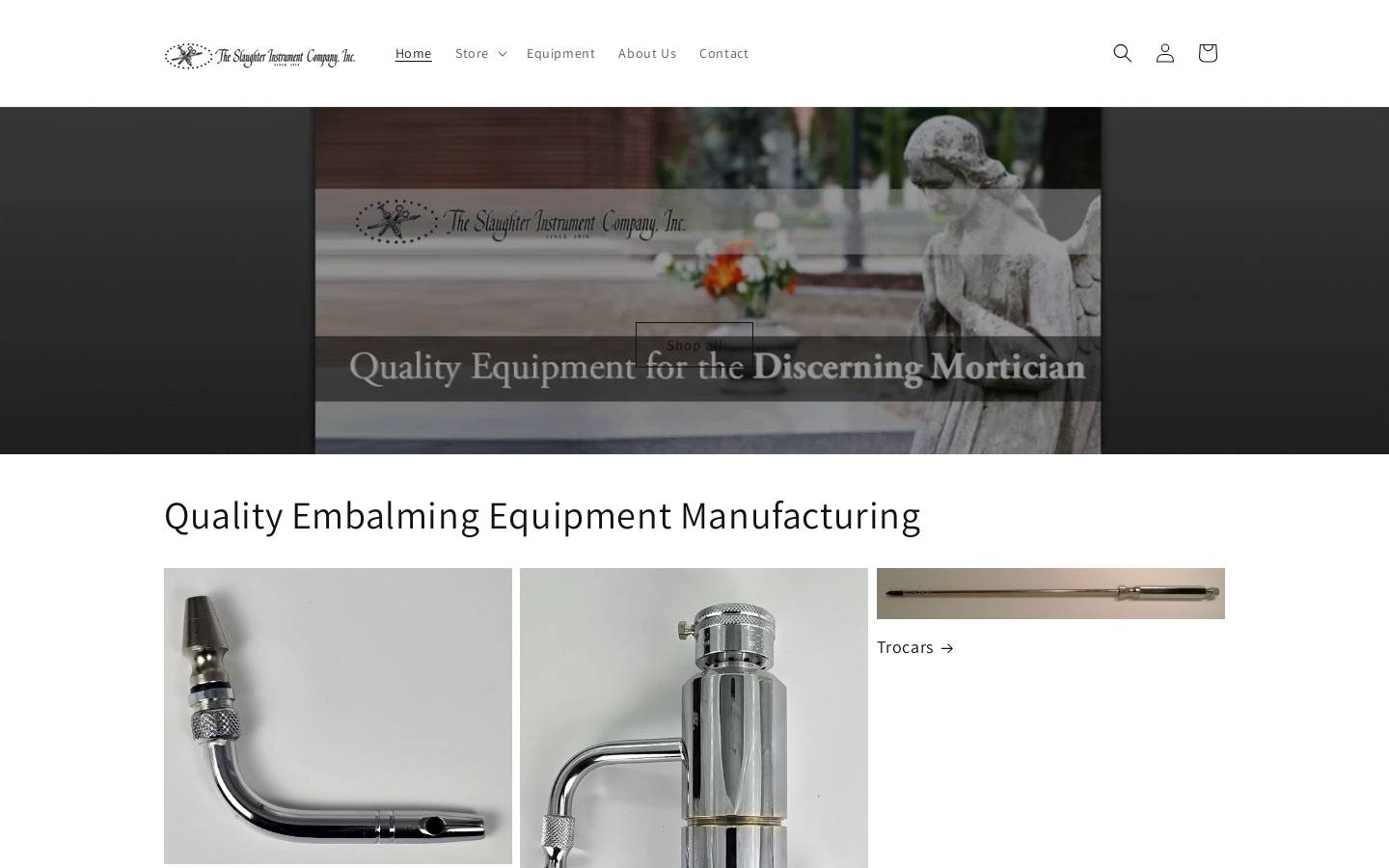 slaughtercoinc.com homepage screenshot