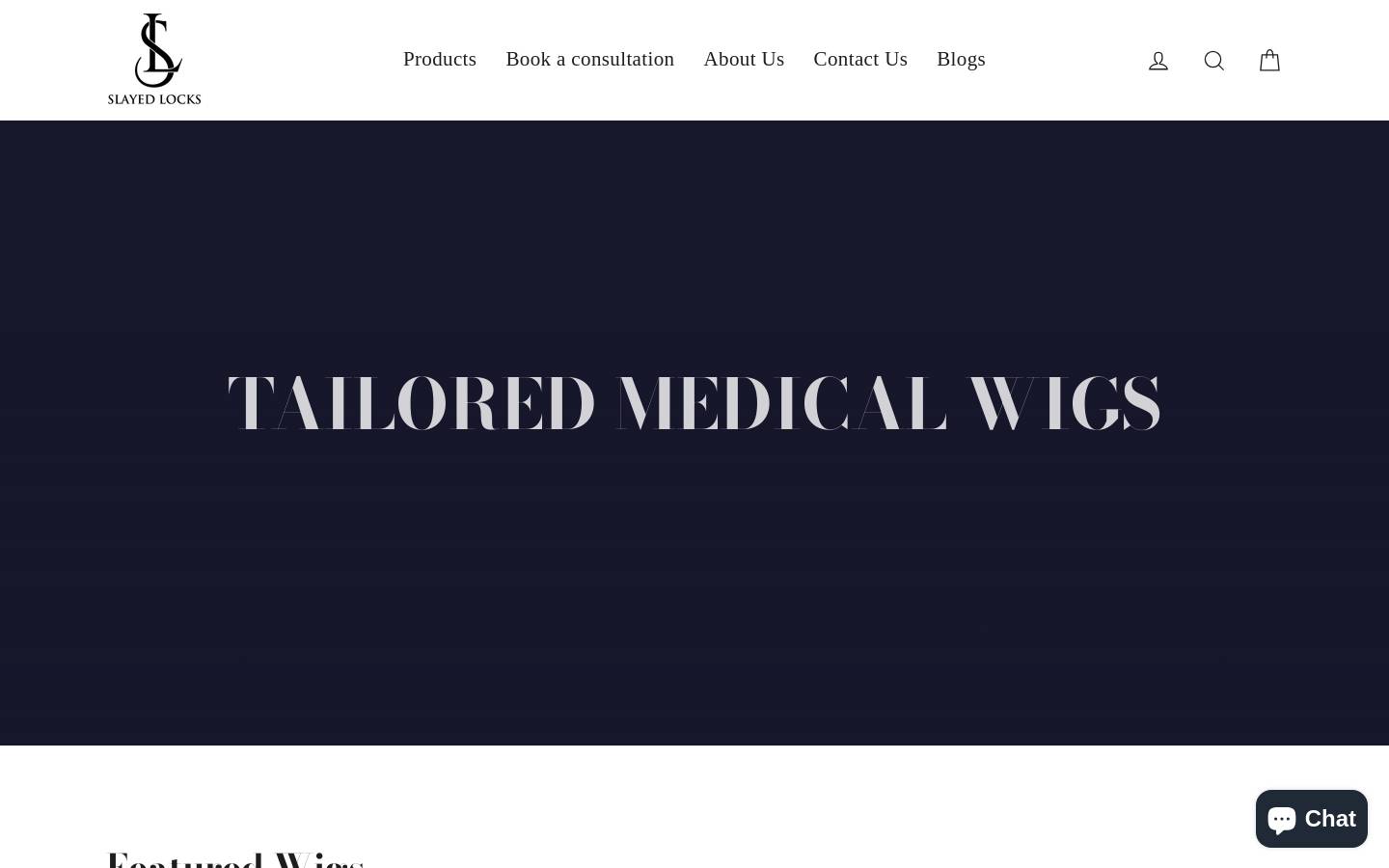 Slayedlocks homepage screenshot