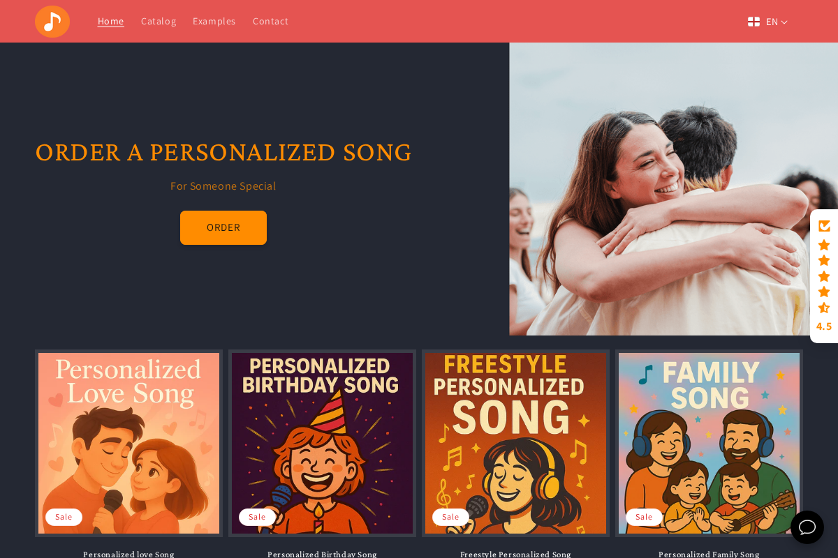 SlaySong homepage screenshot
