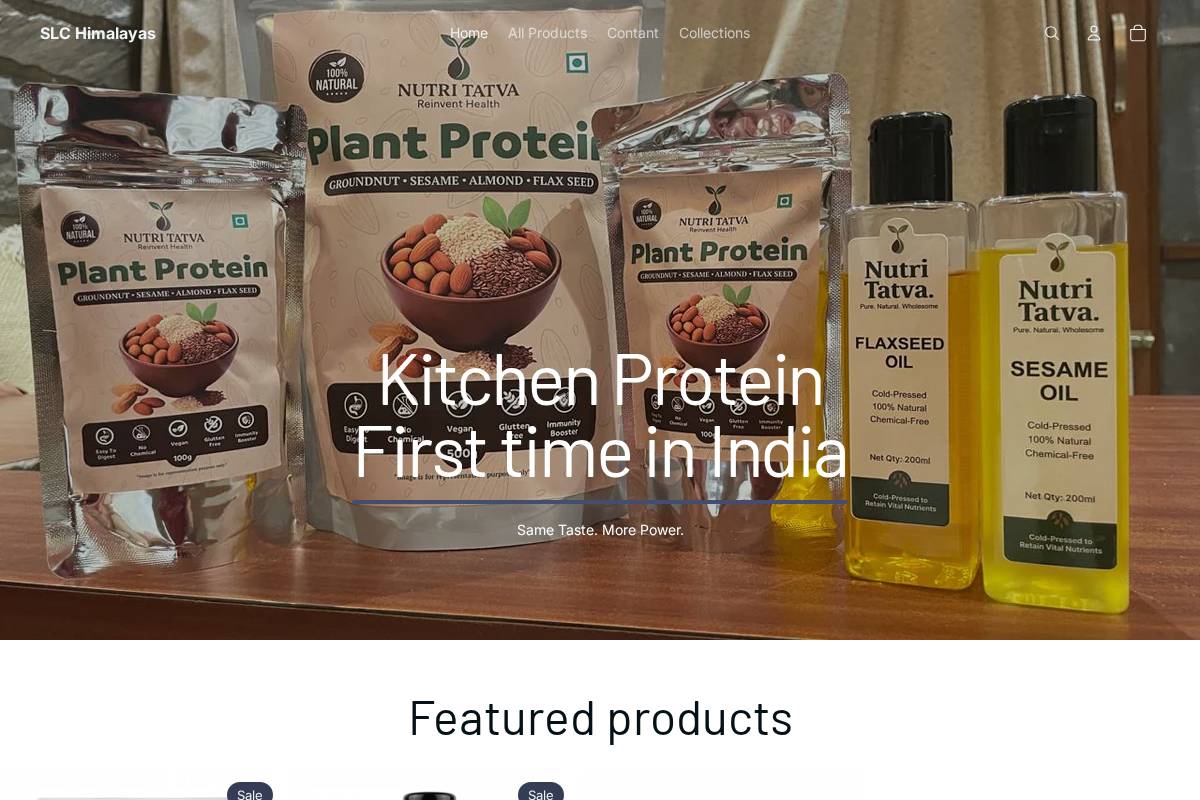 slchimalayas.com homepage screenshot