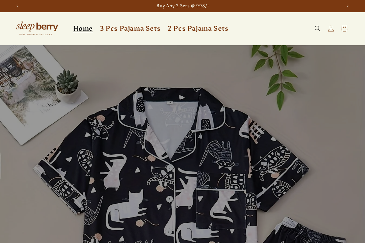 sleepberry.shop homepage screenshot