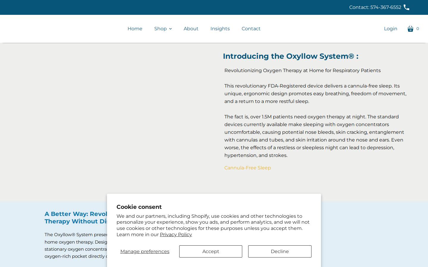 sleepeasytechnology.com homepage screenshot