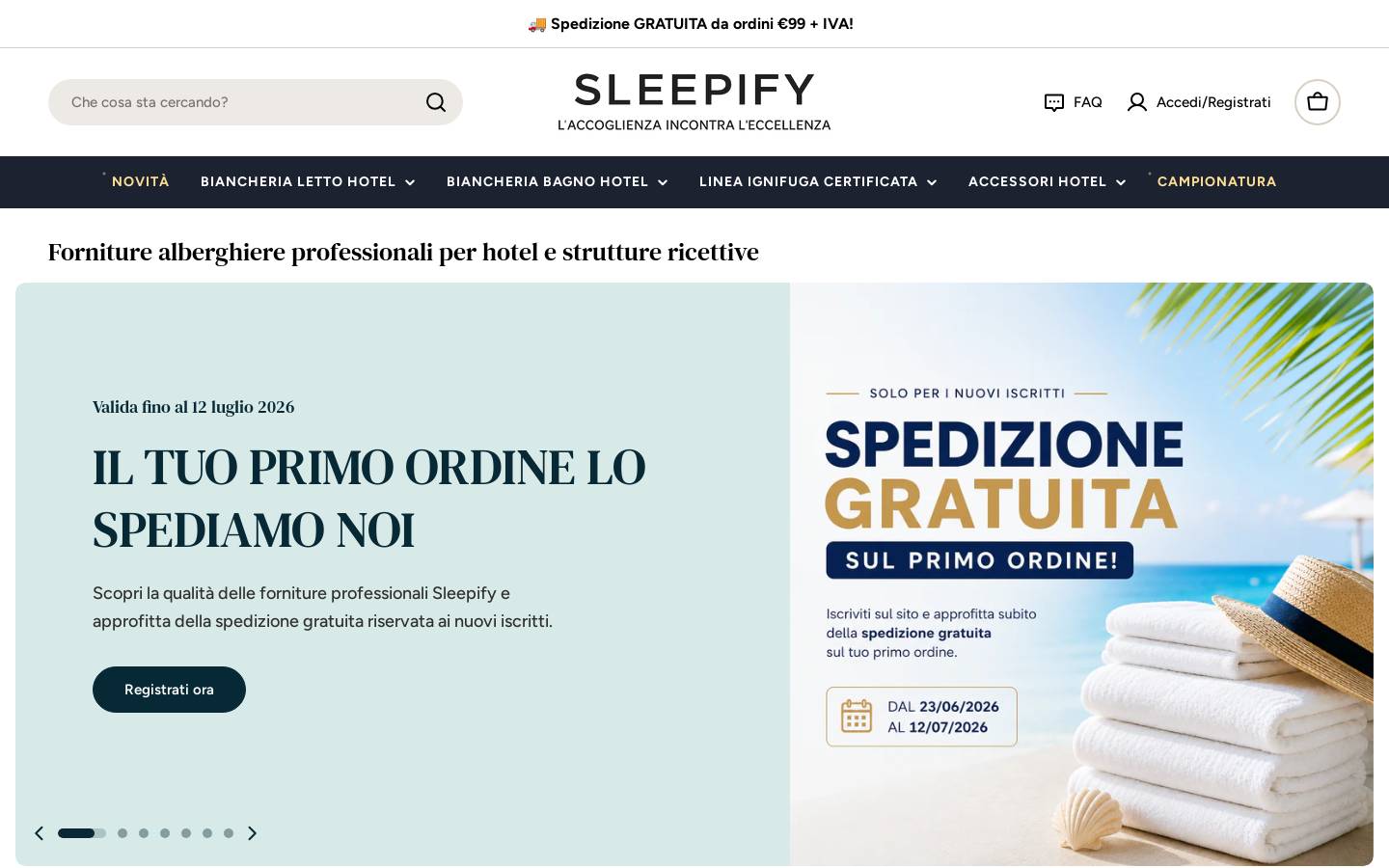 sleepify.it homepage screenshot