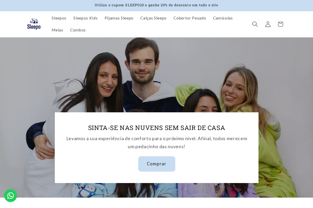 Sleepo homepage screenshot