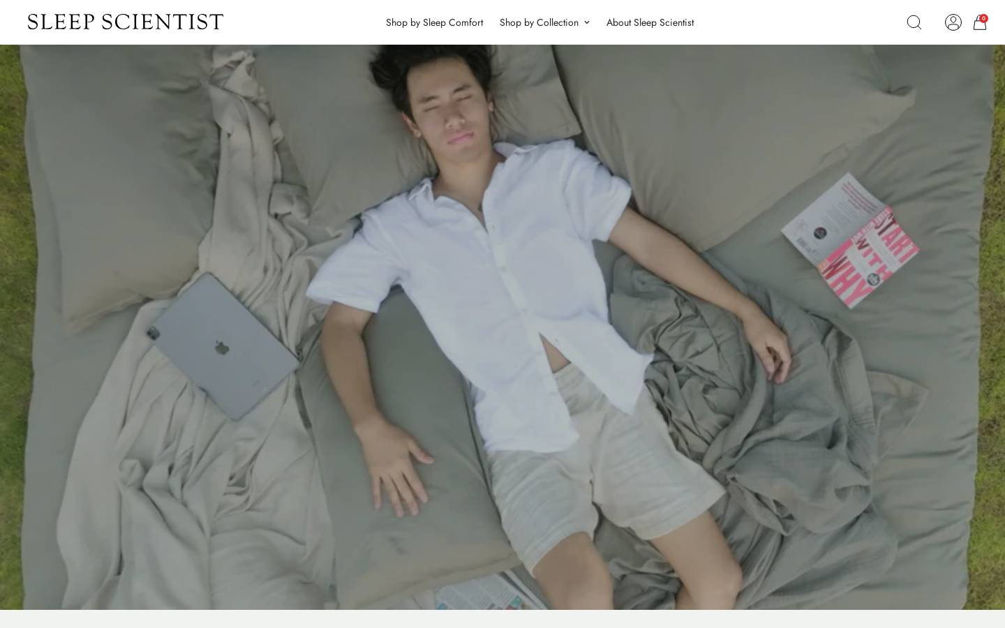 sleepscientist.in homepage screenshot