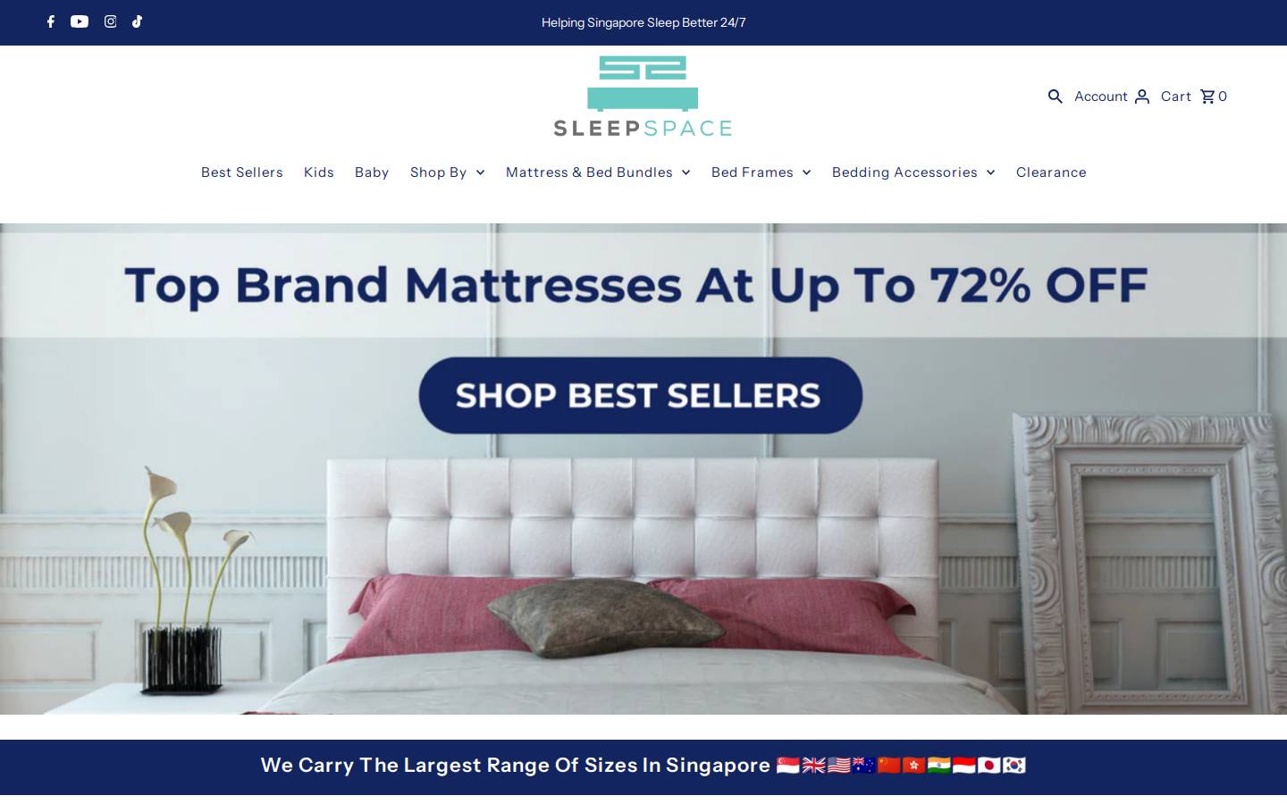 sleepspace.com.sg homepage screenshot