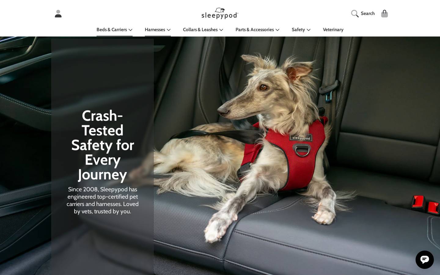 sleepypod.co.uk homepage screenshot