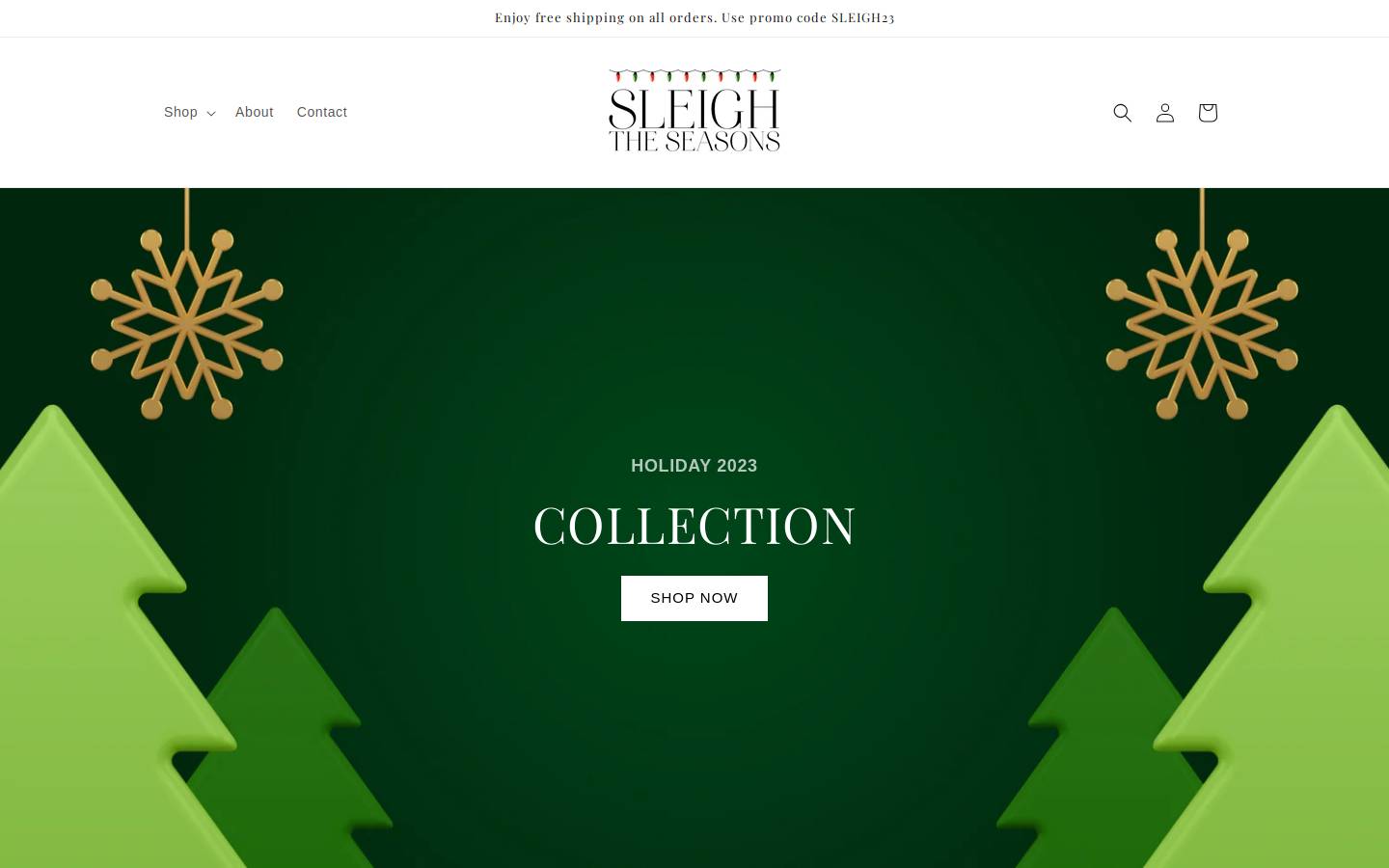 sleightheseasons.com homepage screenshot