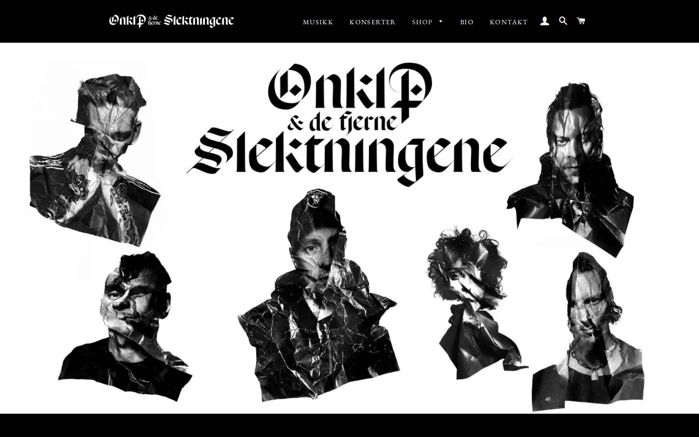 slektningene.no homepage screenshot