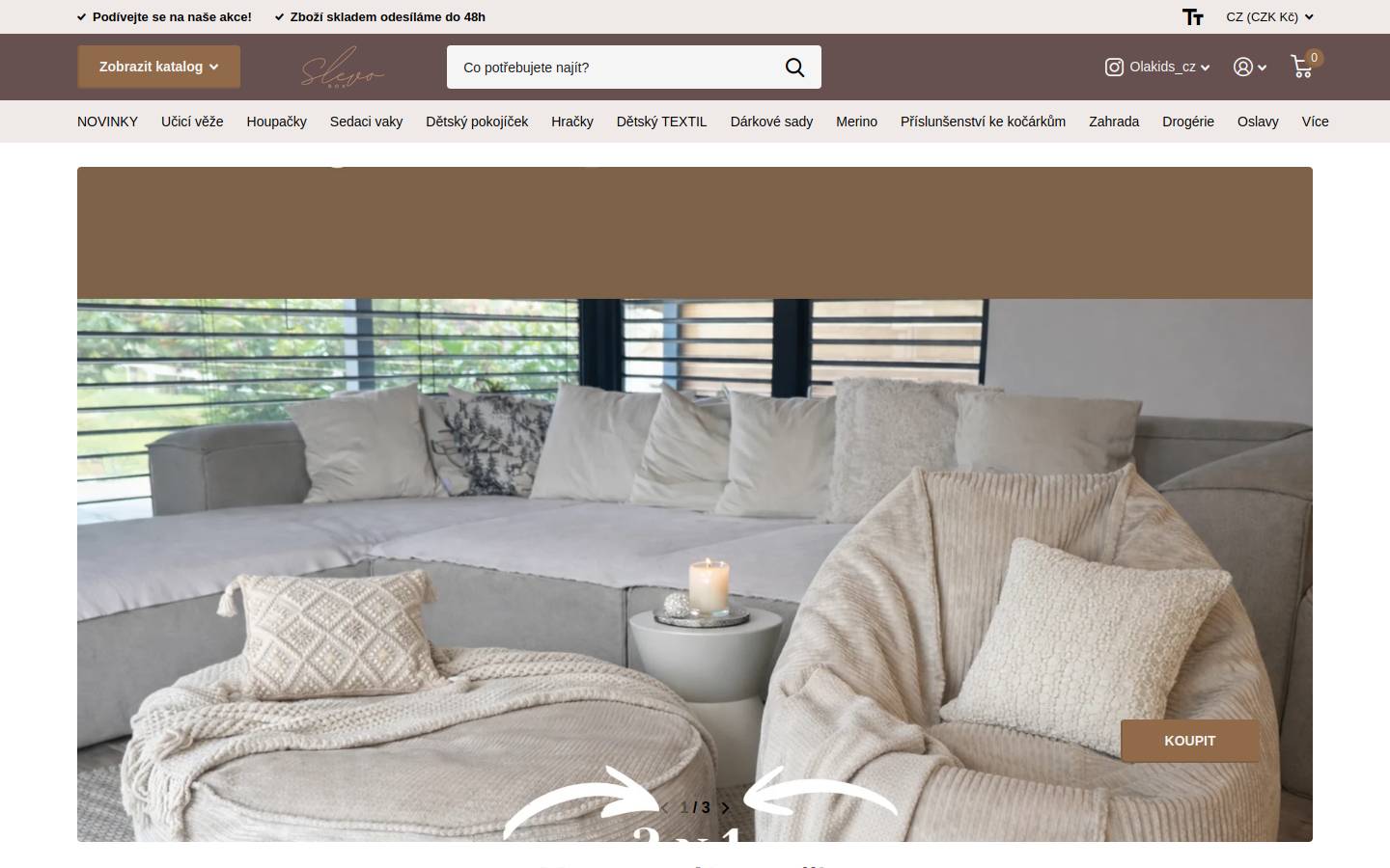 slevobox.cz homepage screenshot