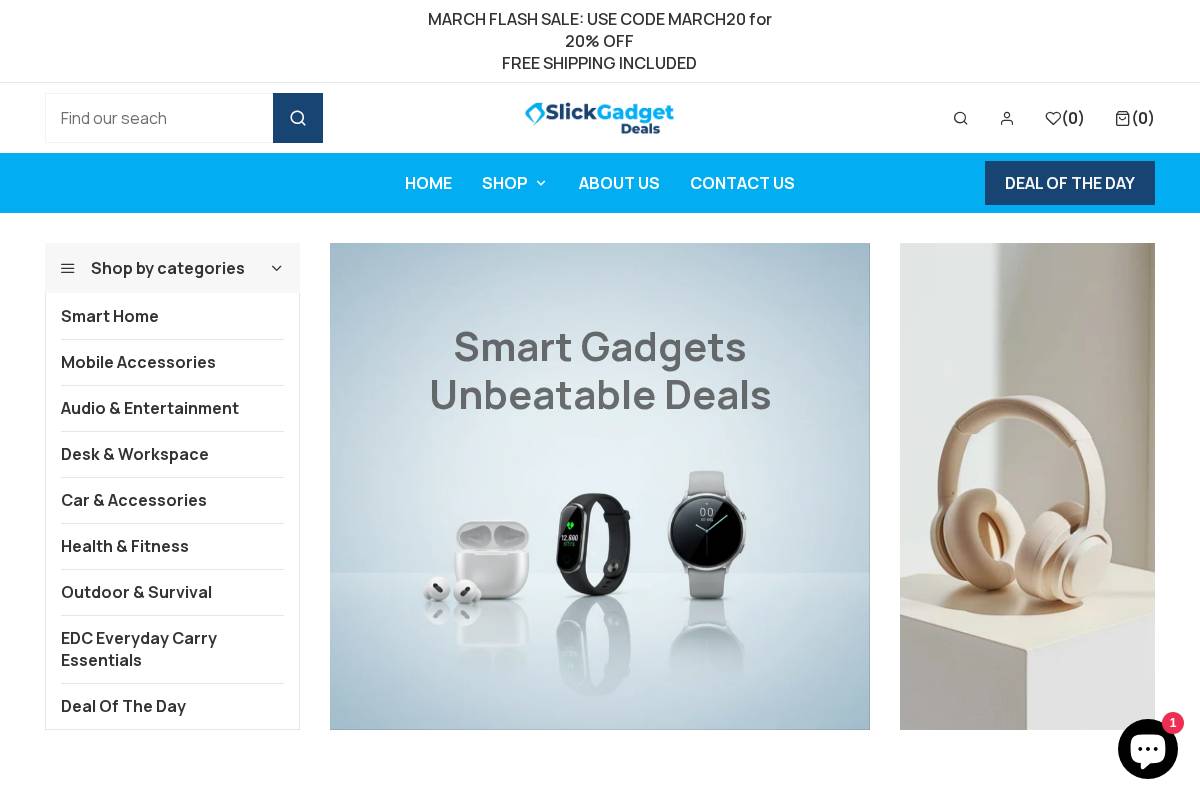 slickgadgetdeals.com homepage screenshot