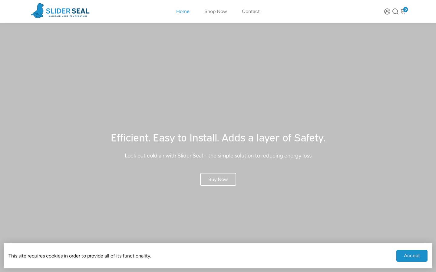sliderseal.com homepage screenshot