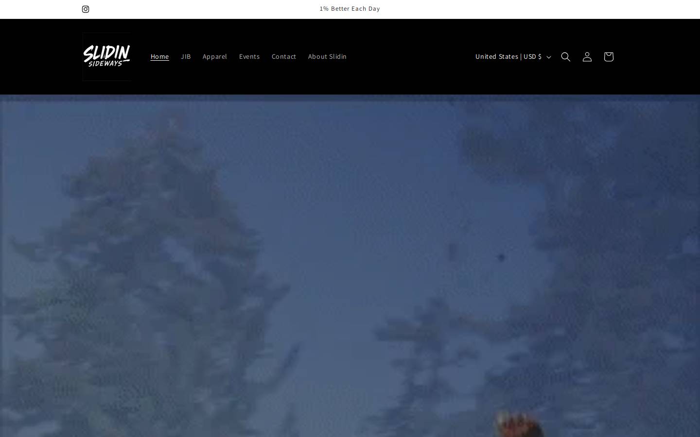 slidinsideways.com homepage screenshot