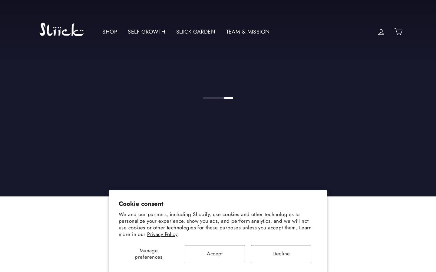 sliickrelaxfit.com homepage screenshot