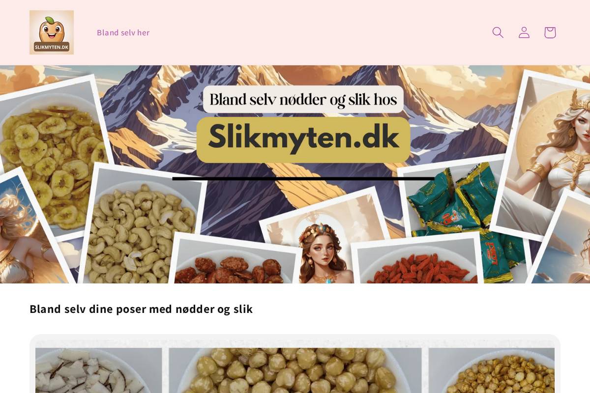slikmyten.dk homepage screenshot