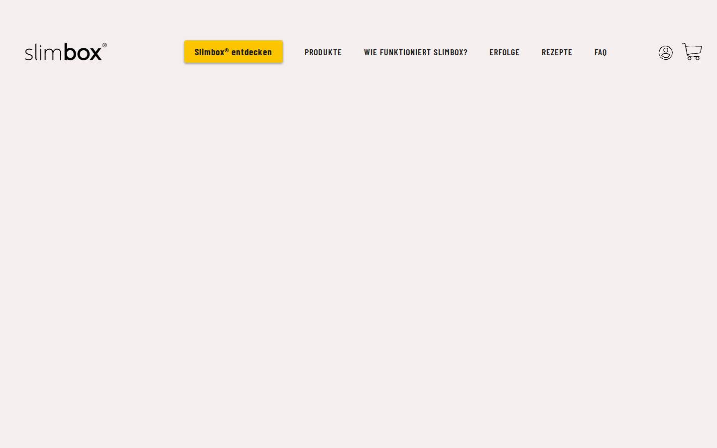 slimbox.de homepage screenshot