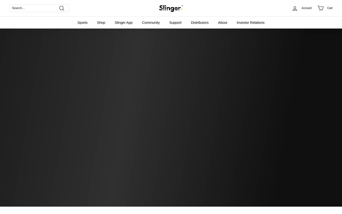 Slinger Bag homepage screenshot