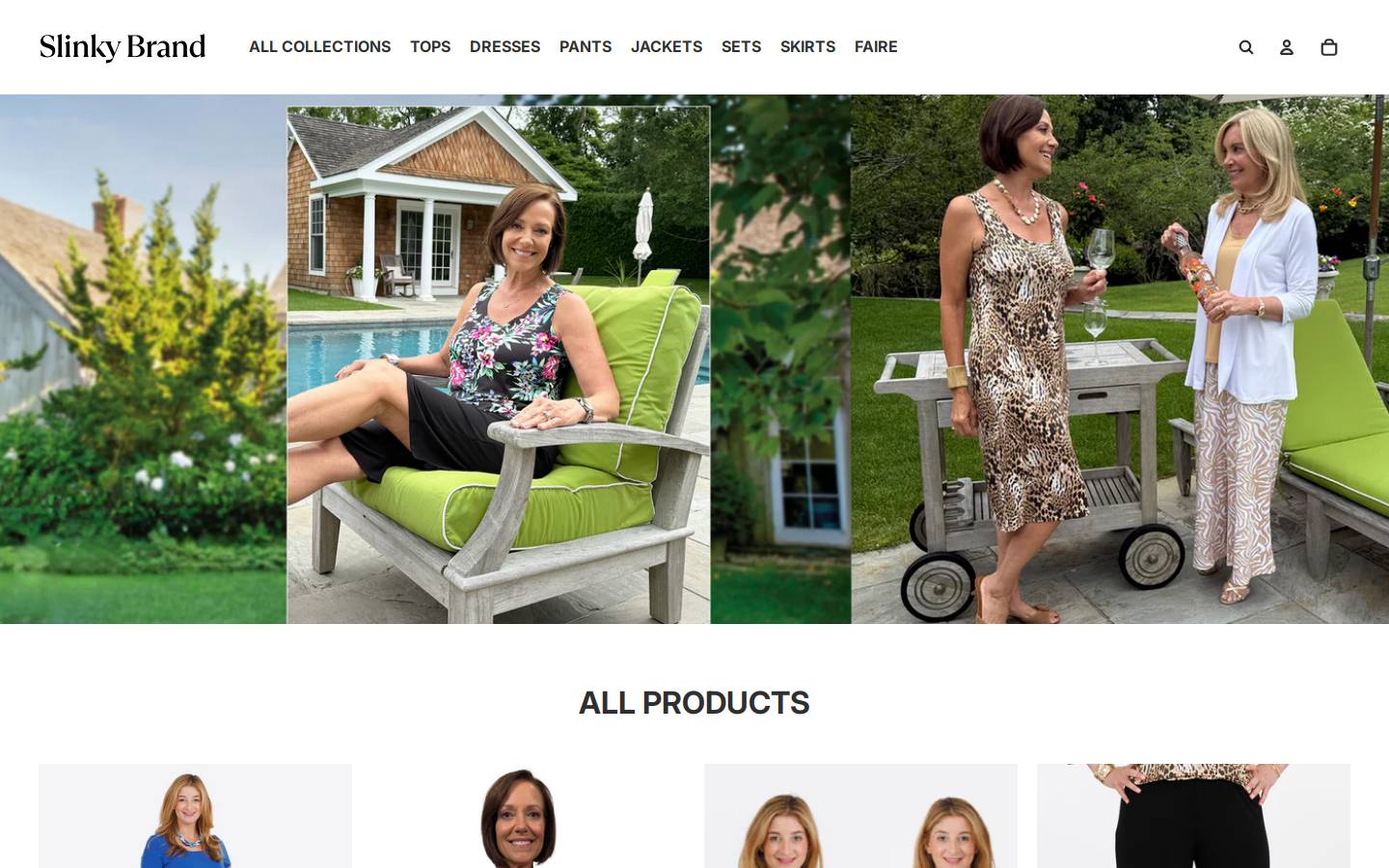 slinkybrand.com homepage screenshot