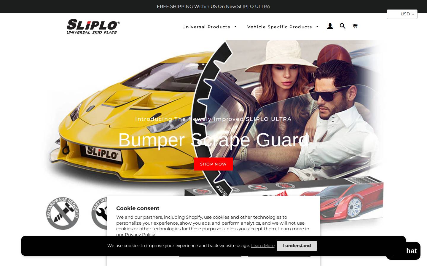 sliplo.shop homepage screenshot