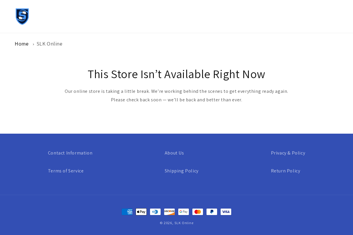 SLK Online homepage screenshot