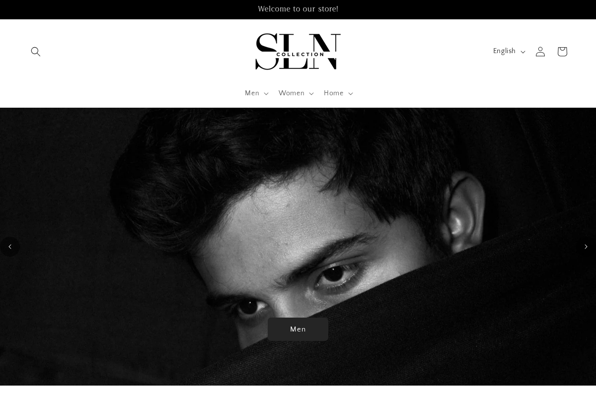 SLN Collection homepage screenshot