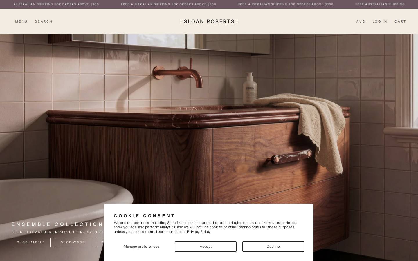 sloanroberts.com.au homepage screenshot