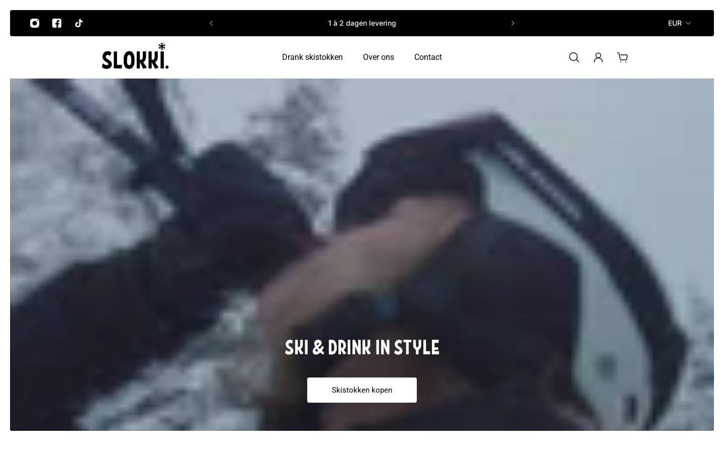 Slokki homepage screenshot