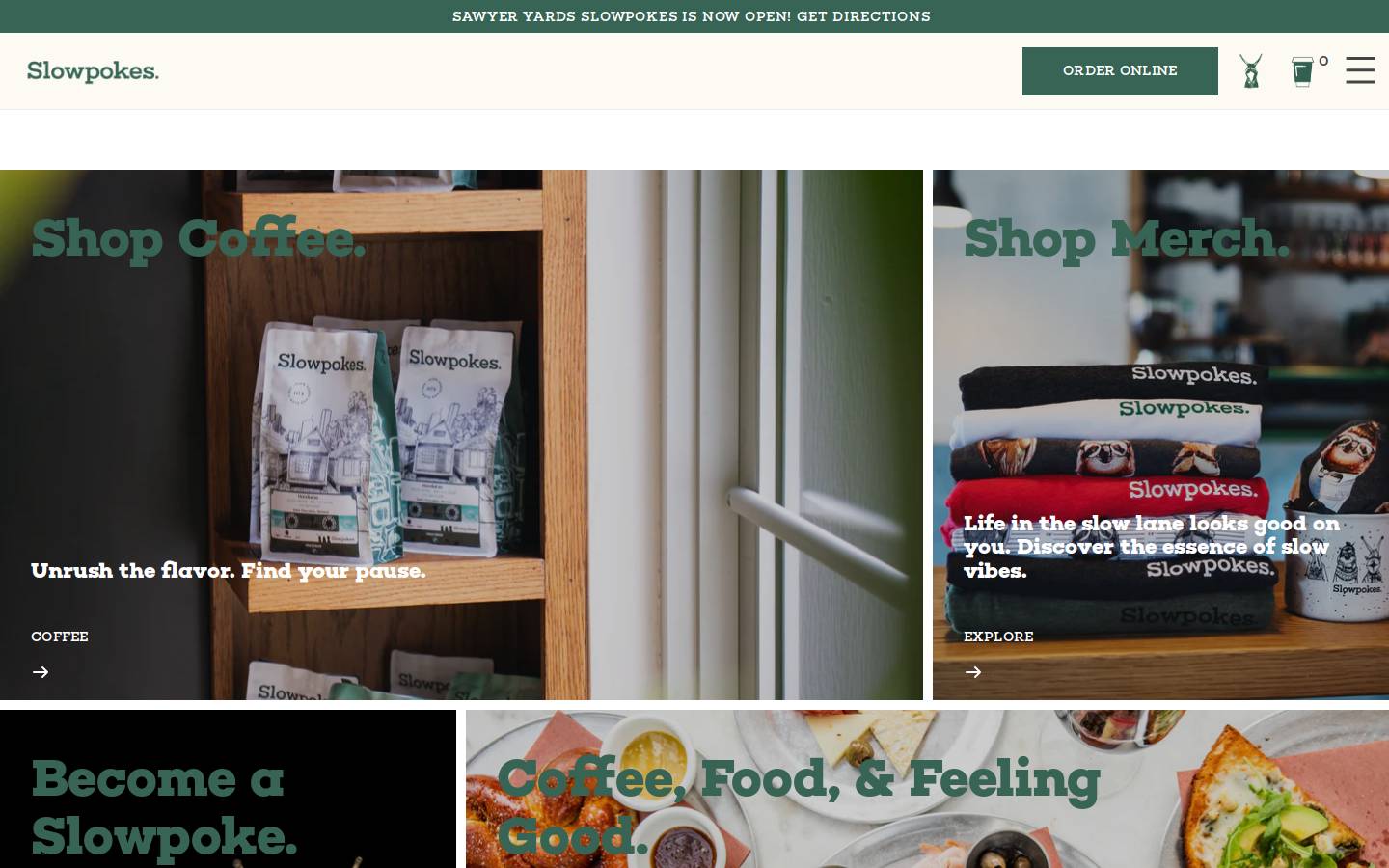 slowpokeshtx.com homepage screenshot