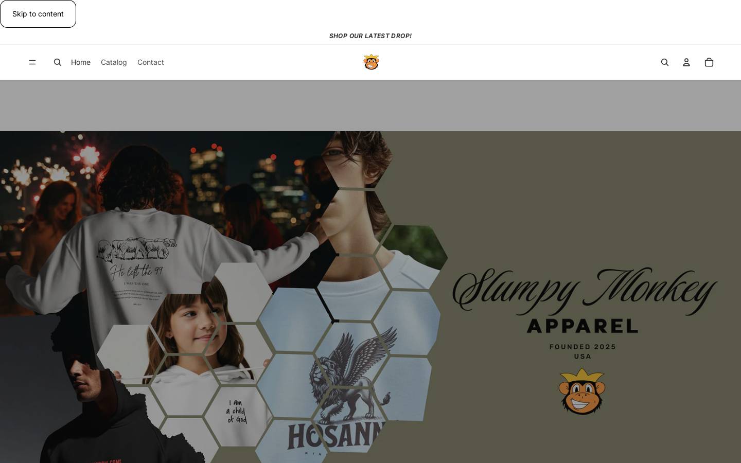 slumpymonkey.com homepage screenshot