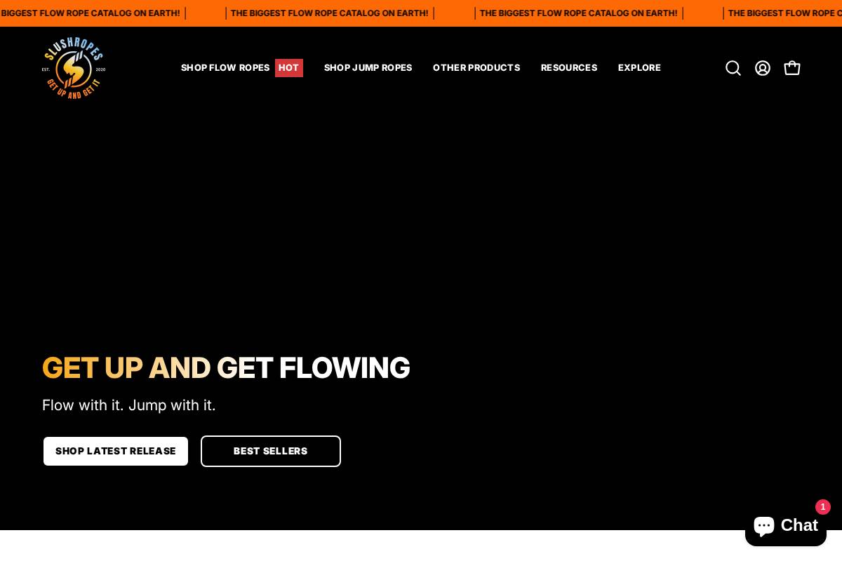 slushropes.com homepage screenshot