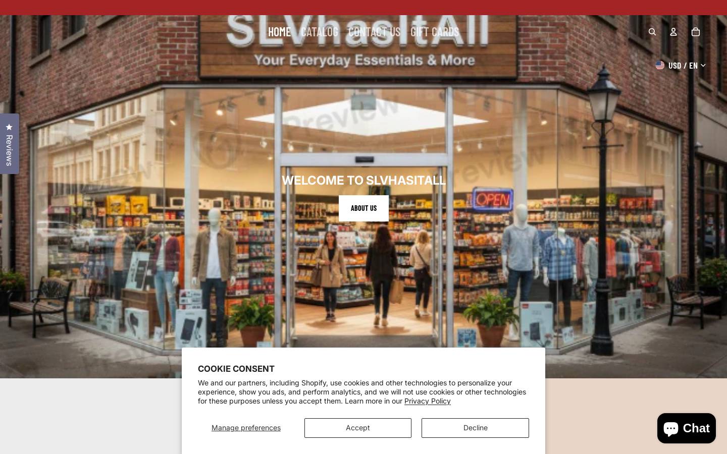 slvhasitall.com homepage screenshot