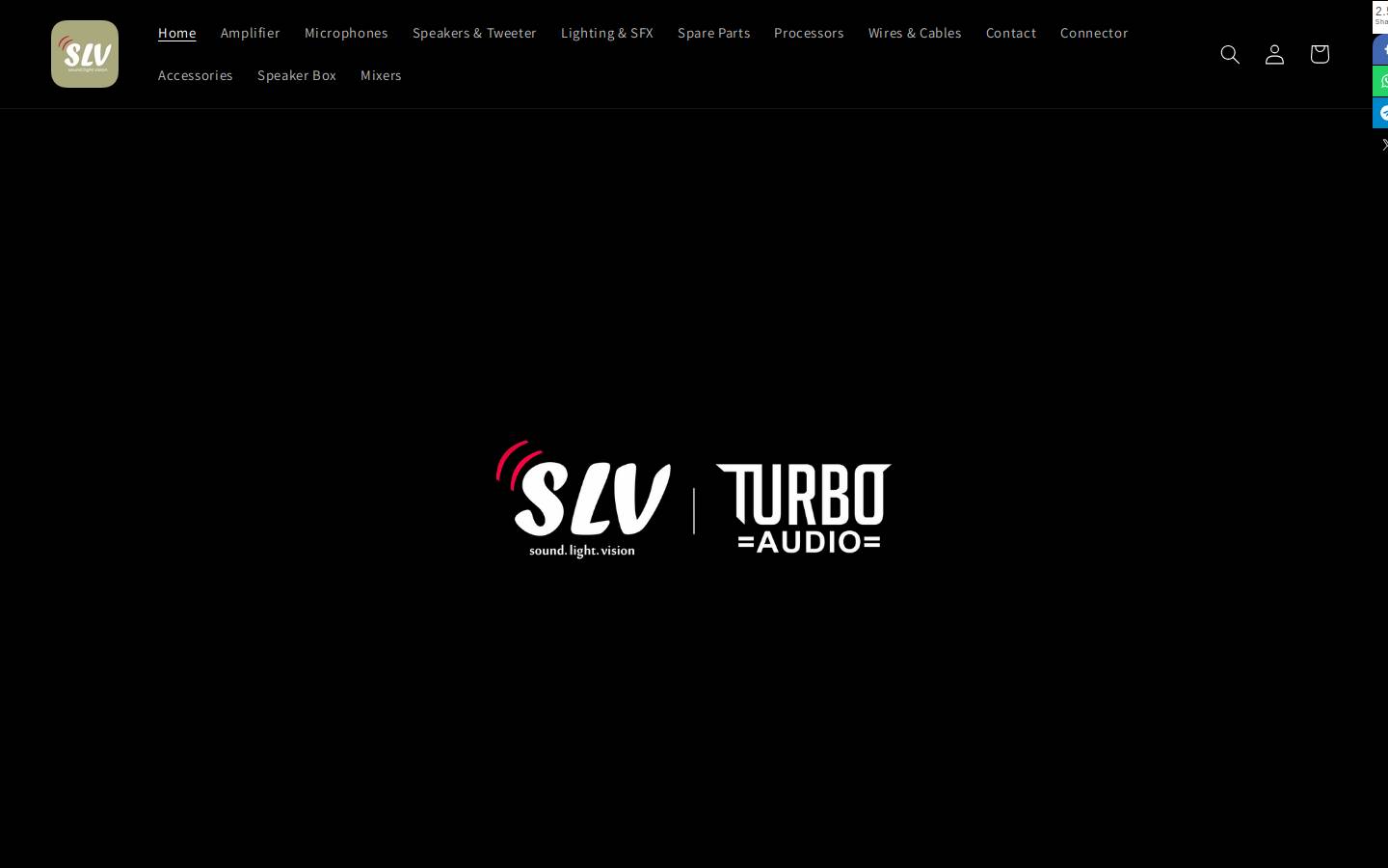 slvsales.in homepage screenshot