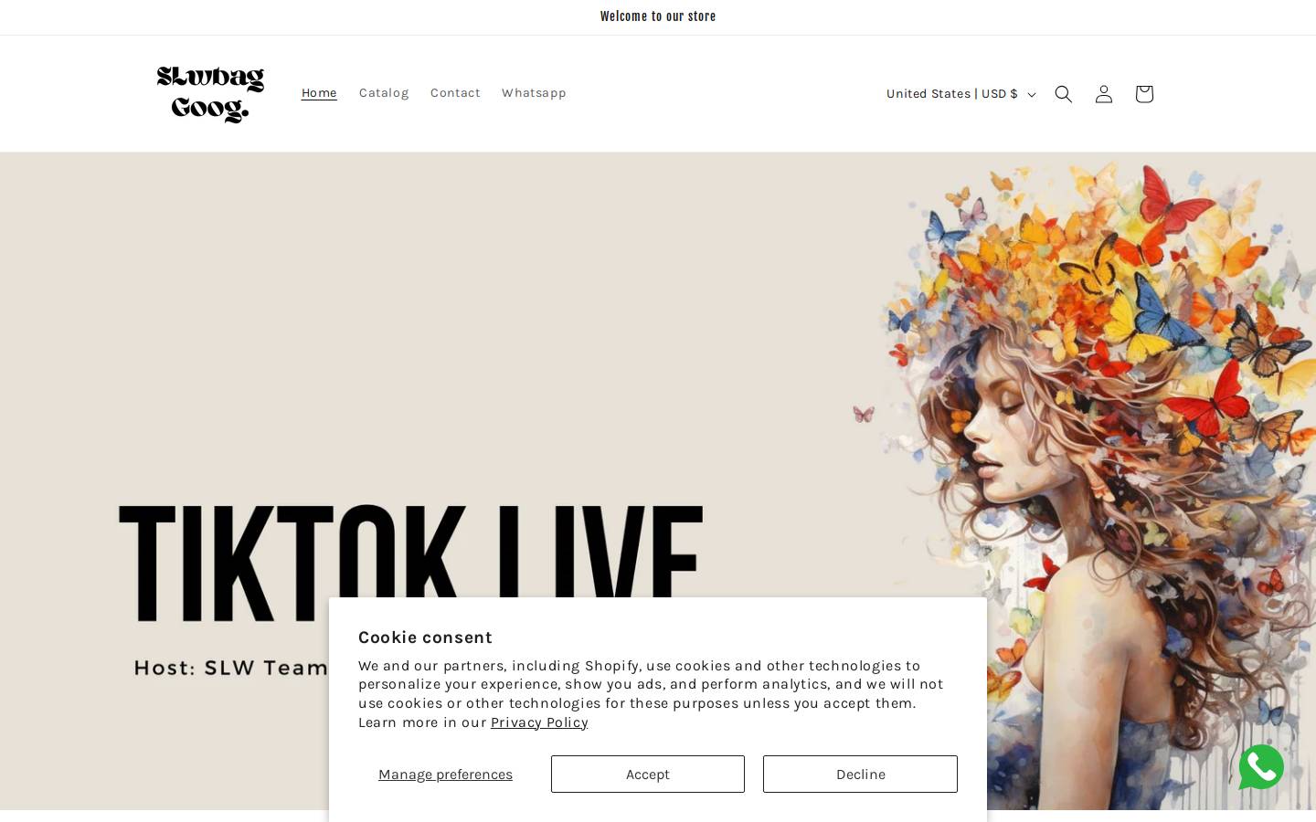 slwgood.com homepage screenshot