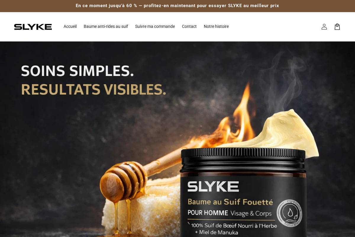 slyke.fr homepage screenshot