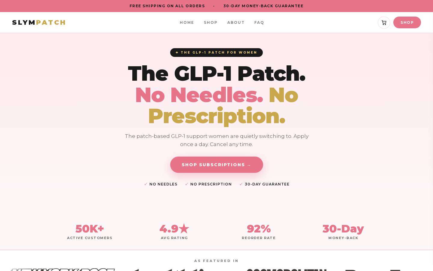 slympatch.com homepage screenshot